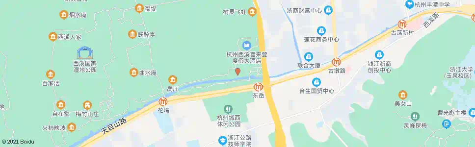 杭州汽车西站(中国湿地博物馆)_公交站地图_杭州公交_妙搜公交查询2025