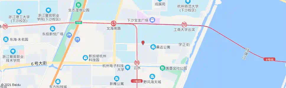 杭州学正街二十五号路口_公交站地图_杭州公交_妙搜公交查询2025