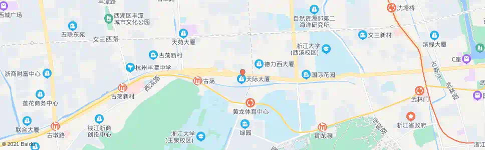 杭州天目山路学院路口_公交站地图_杭州公交_妙搜公交查询2025
