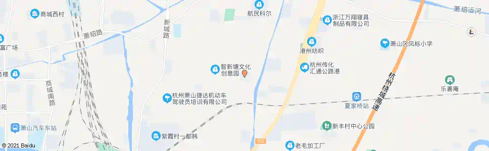 杭州三弘羽绒_公交站地图_杭州公交_妙搜公交查询2025