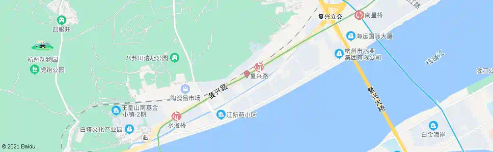 杭州海月桥_公交站地图_杭州公交_妙搜公交查询2025