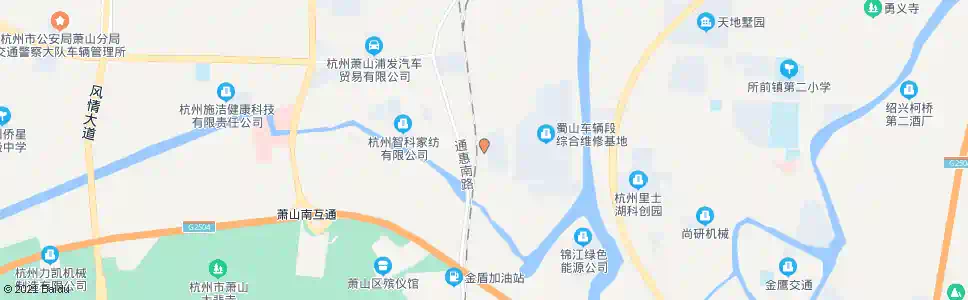 杭州章潘桥_公交站地图_杭州公交_妙搜公交查询2025