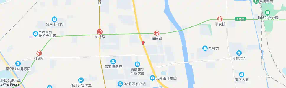 杭州徐昌坝_公交站地图_杭州公交_妙搜公交查询2025