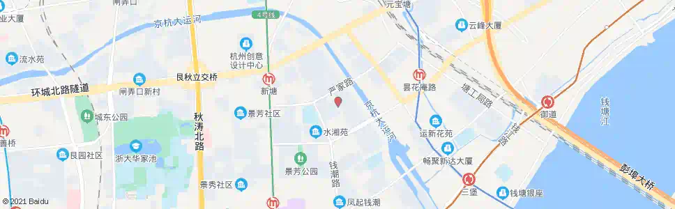 杭州水湘社区_公交站地图_杭州公交_妙搜公交查询2025