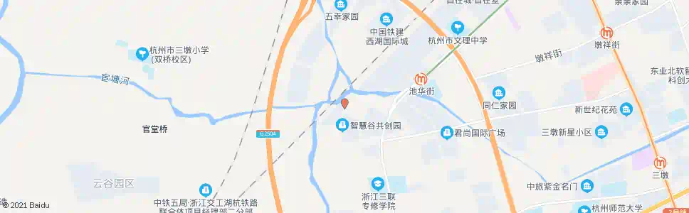 杭州金蓬街墩余路口_公交站地图_杭州公交_妙搜公交查询2025