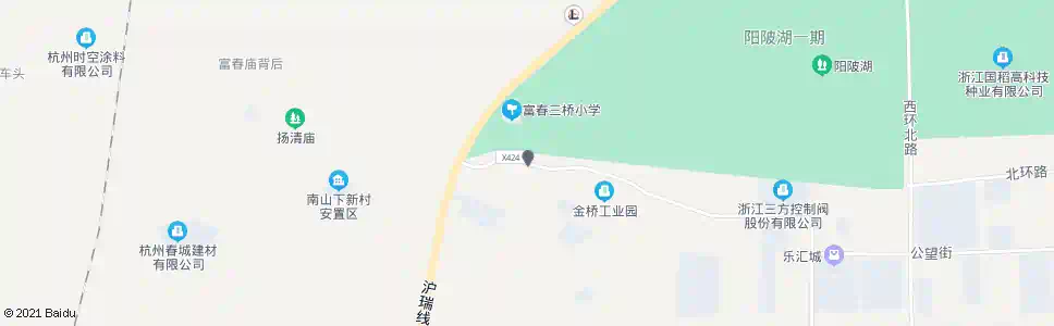 杭州三桥小学_公交站地图_杭州公交_妙搜公交查询2025