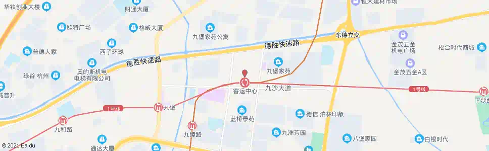 杭州中市场_公交站地图_杭州公交_妙搜公交查询2025