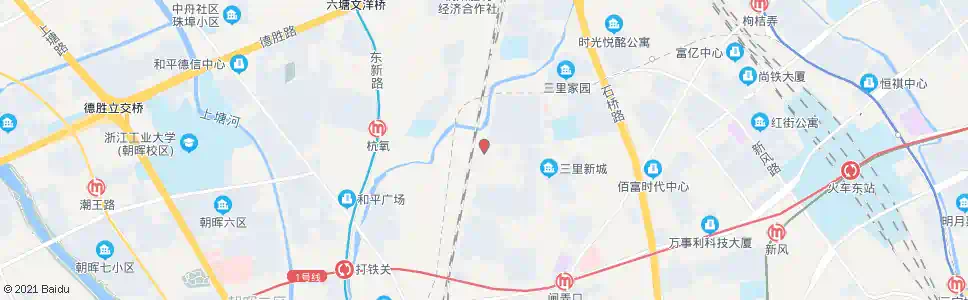 杭州顾家畈路西口_公交站地图_杭州公交_妙搜公交查询2025