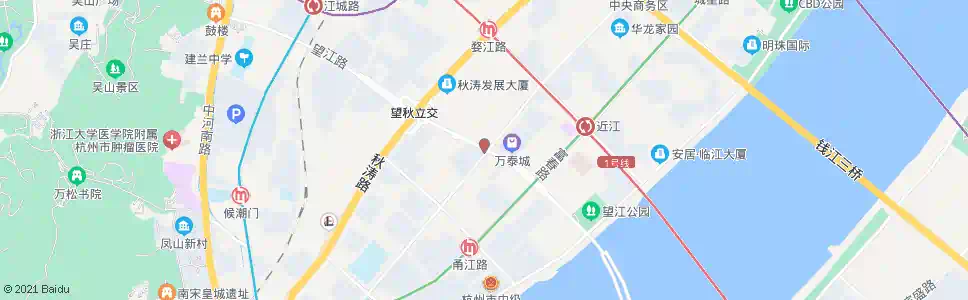 杭州钱江路望江路口_公交站地图_杭州公交_妙搜公交查询2025