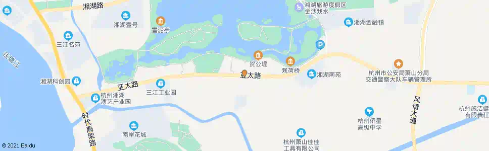 杭州湘野农庄_公交站地图_杭州公交_妙搜公交查询2025