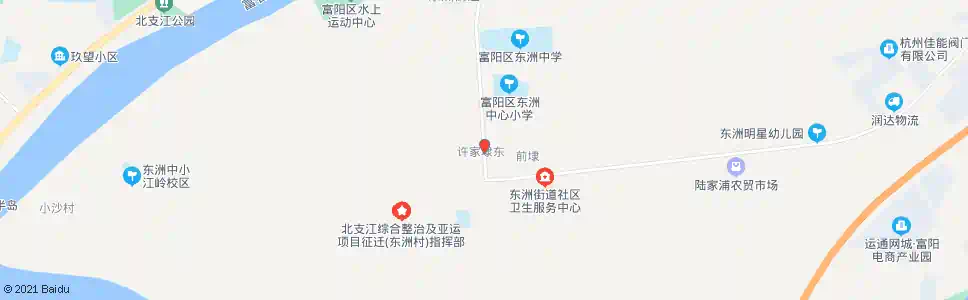 杭州许家埭东_公交站地图_杭州公交_妙搜公交查询2025