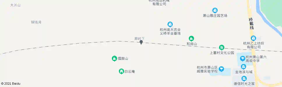 杭州廊岭下_公交站地图_杭州公交_妙搜公交查询2025