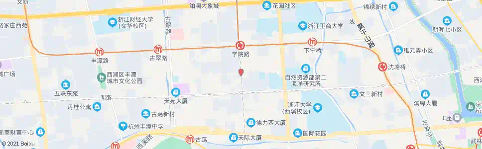 杭州九莲新村西_公交站地图_杭州公交_妙搜公交查询2025