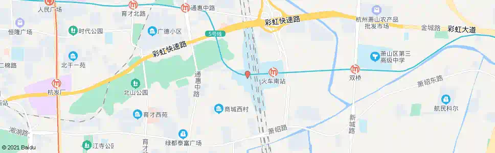 杭州城南公交站_公交站地图_杭州公交_妙搜公交查询2025