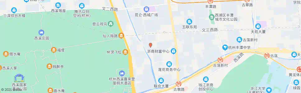 杭州皇朝花园西_公交站地图_杭州公交_妙搜公交查询2025