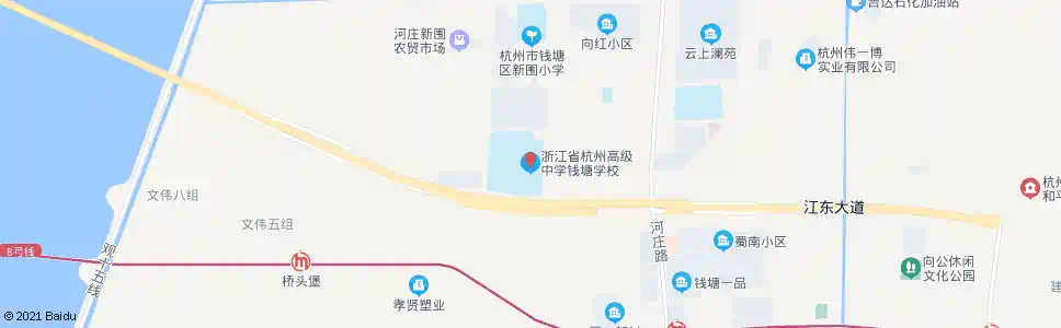 杭州盐仓学校_公交站地图_杭州公交_妙搜公交查询2025