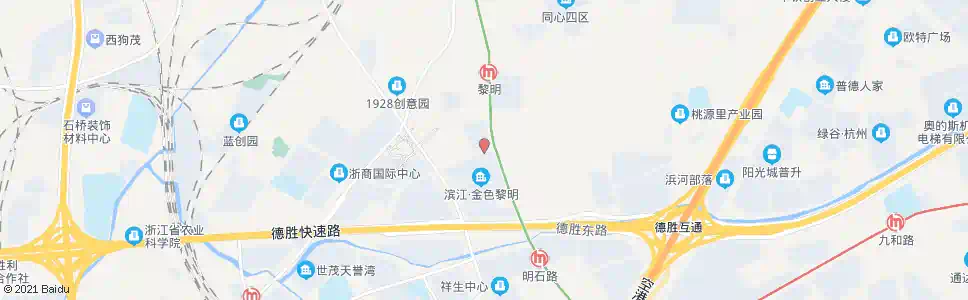 杭州开创街同协南路口_公交站地图_杭州公交_妙搜公交查询2025