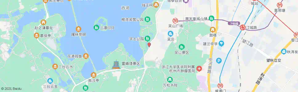杭州万松岭路口_公交站地图_杭州公交_妙搜公交查询2025
