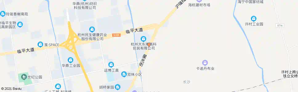 杭州胡家埭_公交站地图_杭州公交_妙搜公交查询2025