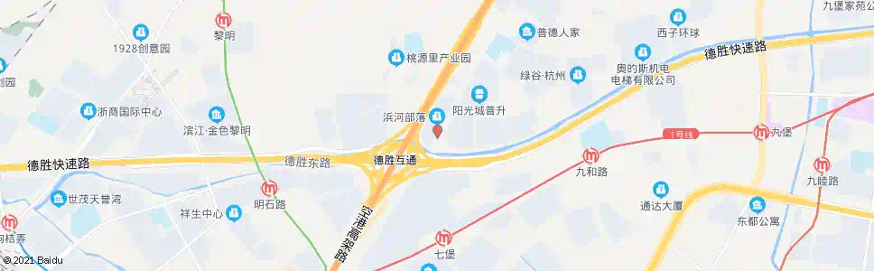 杭州建华村_公交站地图_杭州公交_妙搜公交查询2025