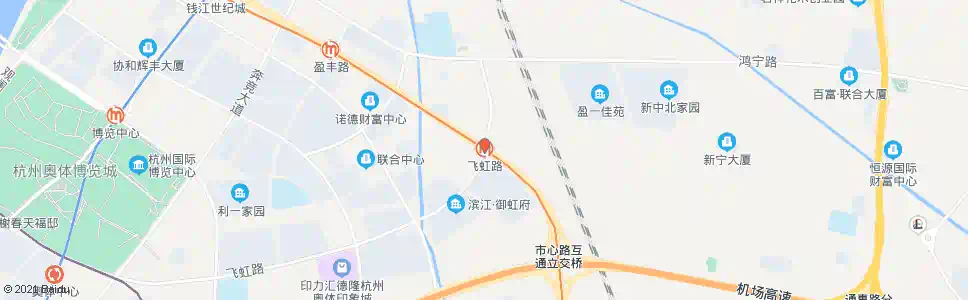 杭州飞虹路站_公交站地图_杭州公交_妙搜公交查询2025