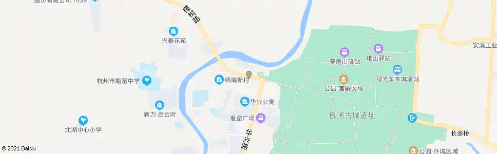 杭州梦溪大桥南_公交站地图_杭州公交_妙搜公交查询2025