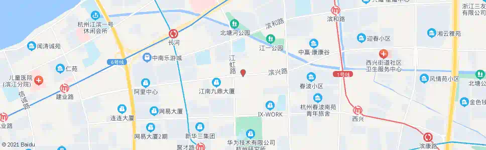 杭州滨兴路江虹路口_公交站地图_杭州公交_妙搜公交查询2025