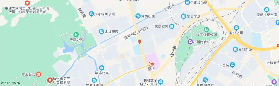 杭州星桥社区_公交站地图_杭州公交_妙搜公交查询2025
