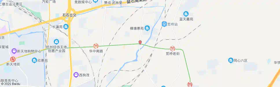 杭州兴业街同协路口_公交站地图_杭州公交_妙搜公交查询2025