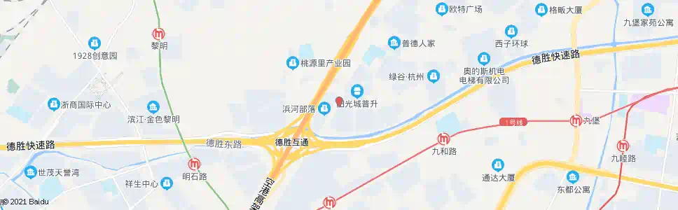 杭州普福村_公交站地图_杭州公交_妙搜公交查询2025