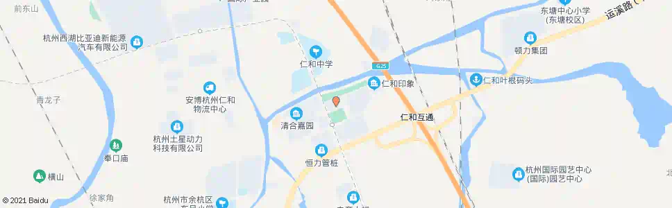 杭州仁和镇政府_公交站地图_杭州公交_妙搜公交查询2025