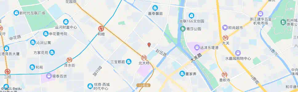 杭州打铁弄_公交站地图_杭州公交_妙搜公交查询2025