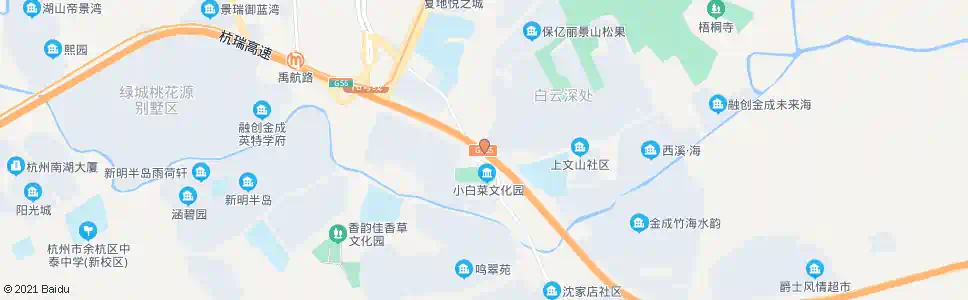 杭州天目山西路上和路口(BRT)_公交站地图_杭州公交_妙搜公交查询2025