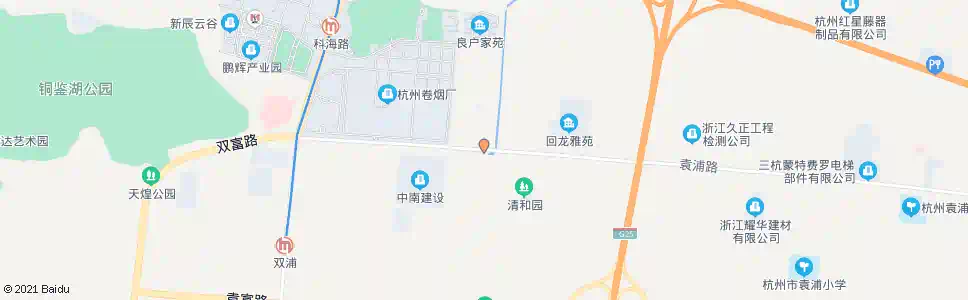 杭州四号铺_公交站地图_杭州公交_妙搜公交查询2025