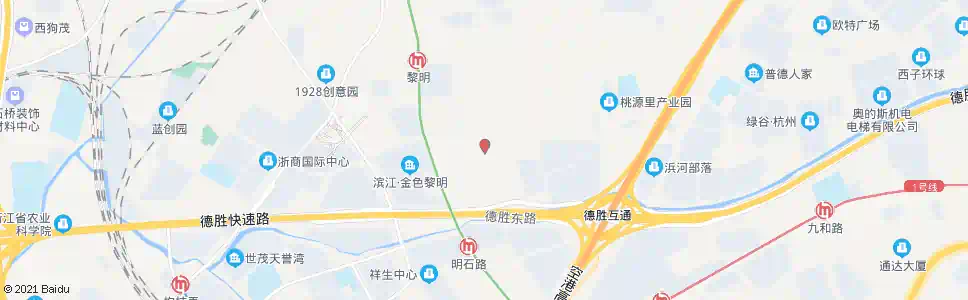 杭州黎明花苑二区_公交站地图_杭州公交_妙搜公交查询2025