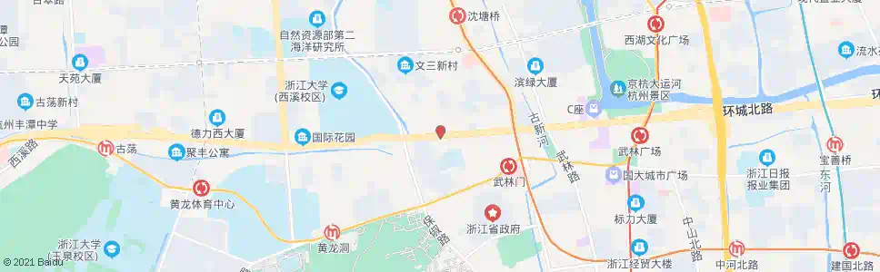 杭州八字桥_公交站地图_杭州公交_妙搜公交查询2025