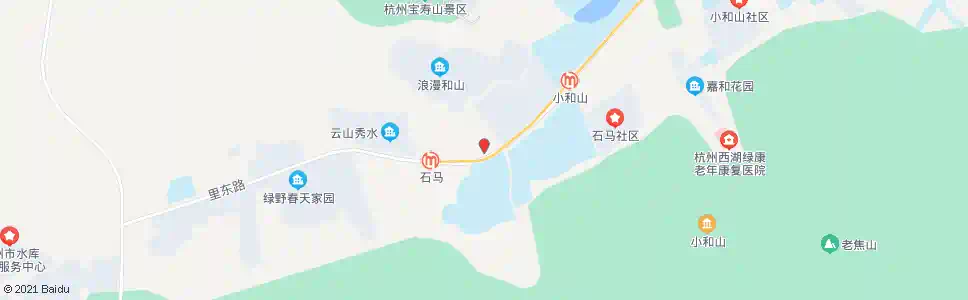 杭州石马村_公交站地图_杭州公交_妙搜公交查询2025