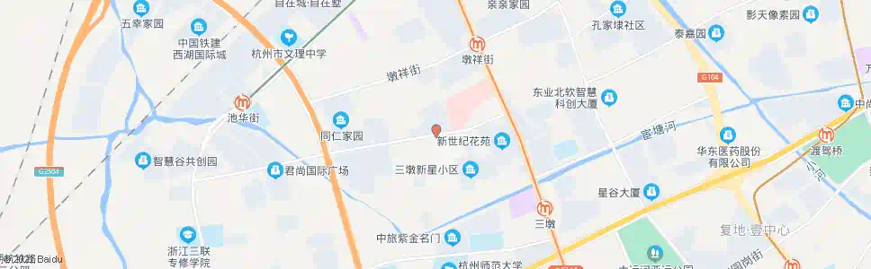 杭州信鸿花园_公交站地图_杭州公交_妙搜公交查询2025