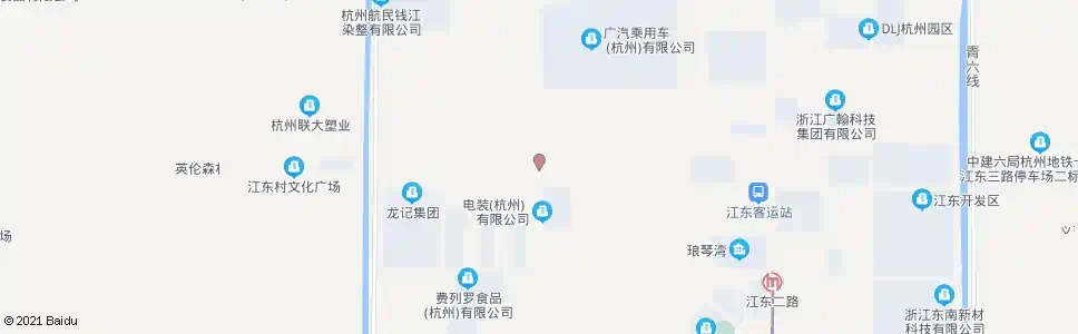 杭州青西三路江东三路口_公交站地图_杭州公交_妙搜公交查询2025