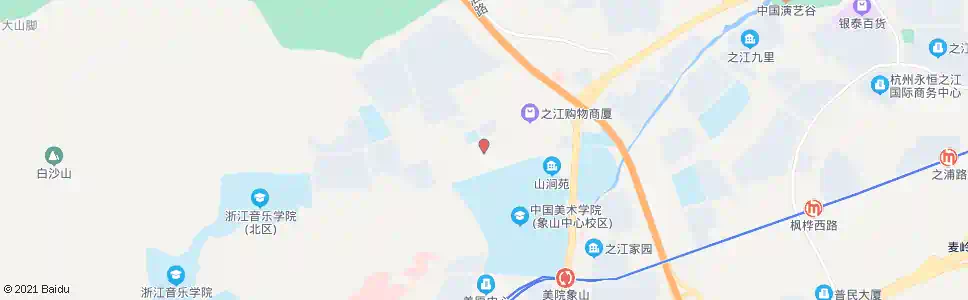 杭州博美路美院北街口_公交站地图_杭州公交_妙搜公交查询2025