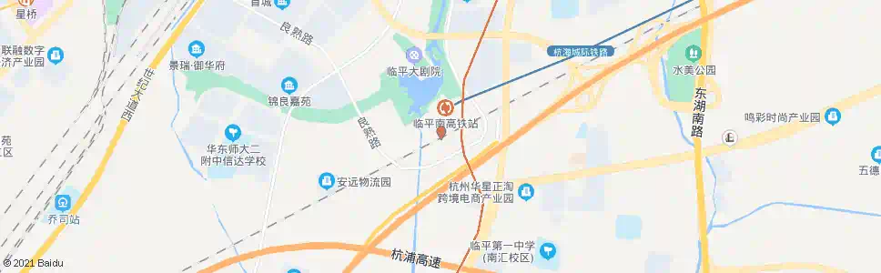 杭州临平南站(世纪大道)_公交站地图_杭州公交_妙搜公交查询2025