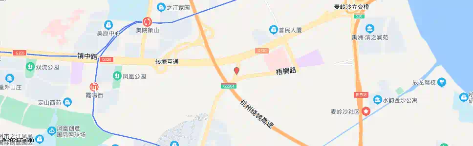 杭州桕联村_公交站地图_杭州公交_妙搜公交查询2025