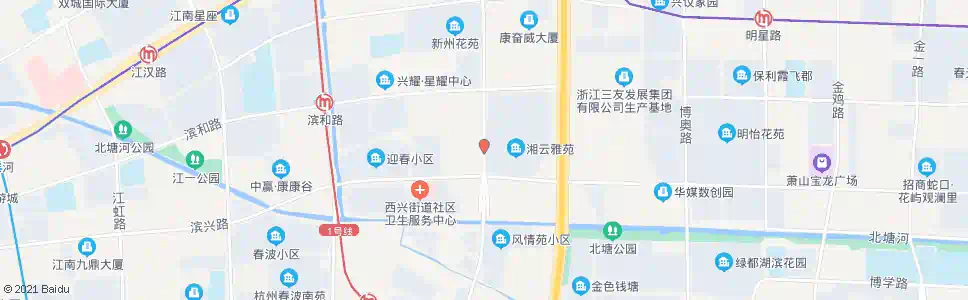 杭州西兴路江汉东路口_公交站地图_杭州公交_妙搜公交查询2025