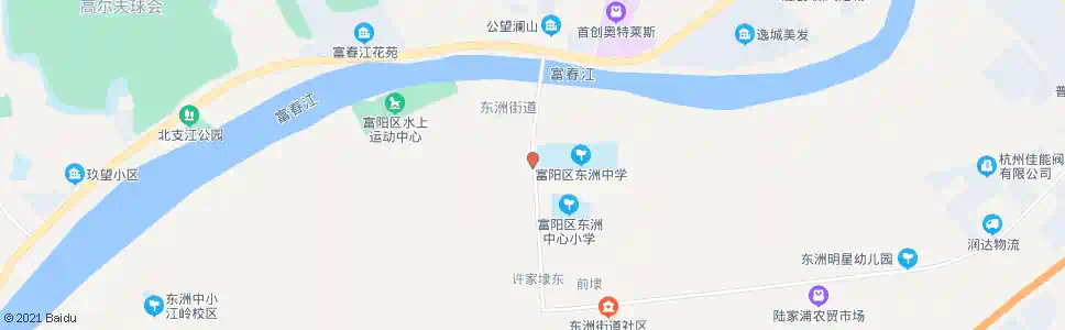 杭州东洲中学_公交站地图_杭州公交_妙搜公交查询2025