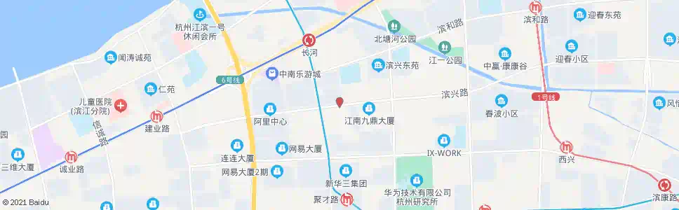 杭州滨兴路长河路口_公交站地图_杭州公交_妙搜公交查询2025