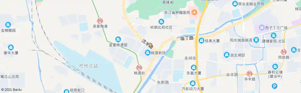 杭州张家园_公交站地图_杭州公交_妙搜公交查询2025