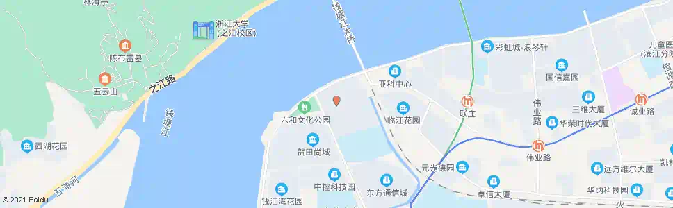 杭州滨江海创园_公交站地图_杭州公交_妙搜公交查询2025