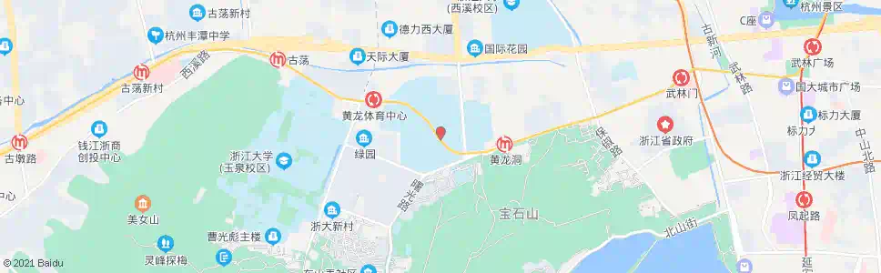 杭州黄龙旅游集散中心_公交站地图_杭州公交_妙搜公交查询2025