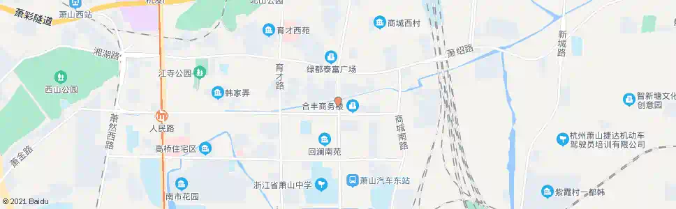 杭州人民路口_公交站地图_杭州公交_妙搜公交查询2025