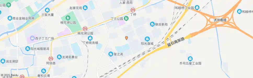 杭州丁桥景园南_公交站地图_杭州公交_妙搜公交查询2025